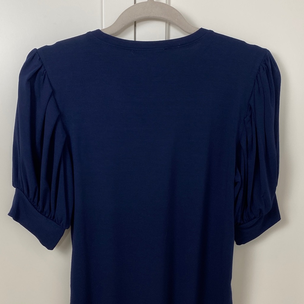 Frame Denim Navy Short Sleeve Top - Picture 5 of 6